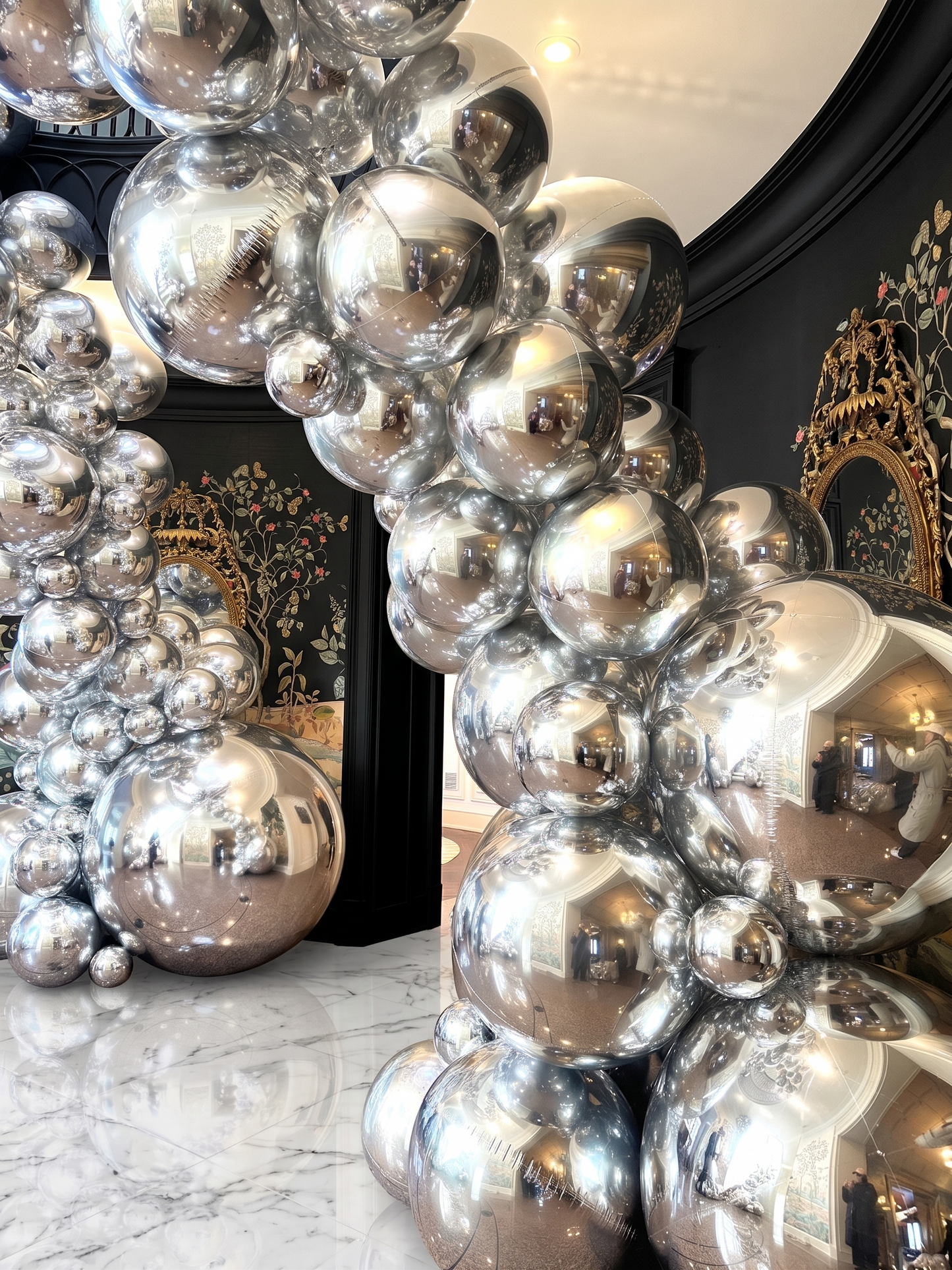 Sphere Waterfall Installation