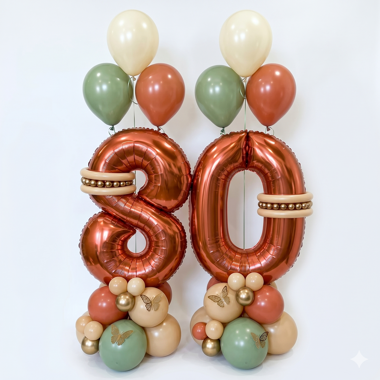 Balloon Numbers Stand (Helium-Filled)