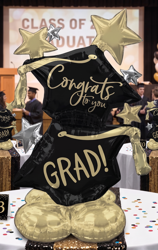 Congrats Grad Balloon Stand