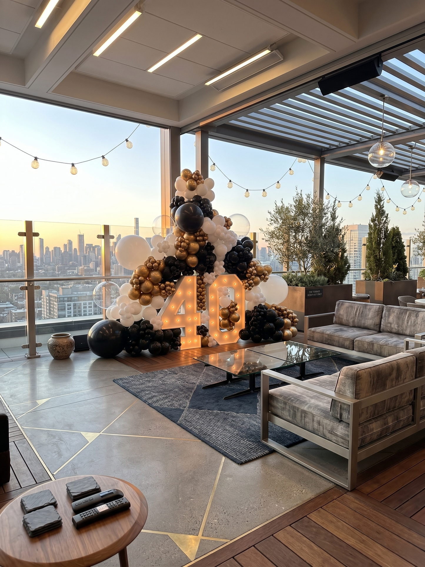 Marquee Number Day Rental
