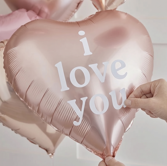 Personalized Heart Balloons