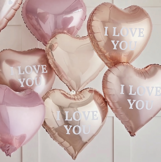 Personalized Heart Balloons